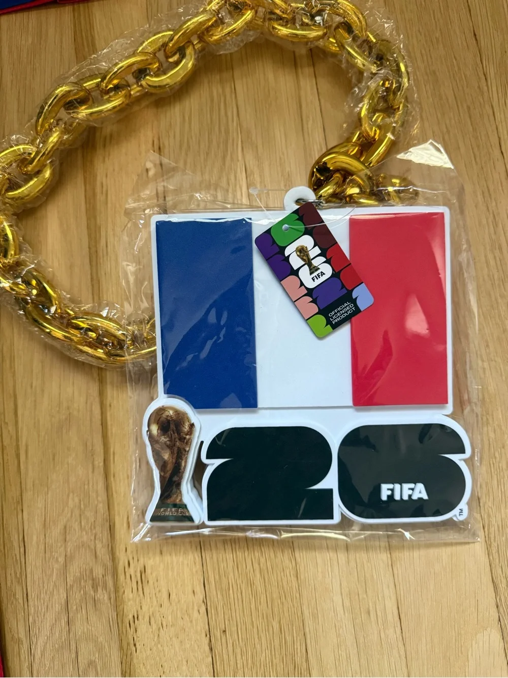 France National Soccer team Gear - oversized necklace, 2 scarfs - (NEW W/ TAGS)